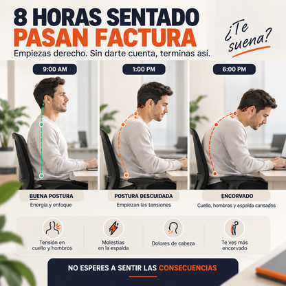 ErgoBack™ | Soporte Ergonómico para Espalda