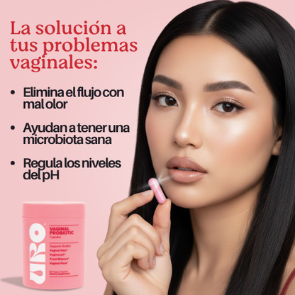 URO Probioticos Vaginales 60 Capsulas.